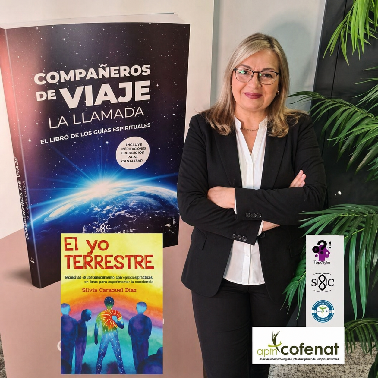 Silvia Carbonell con sus libros — Todohipno